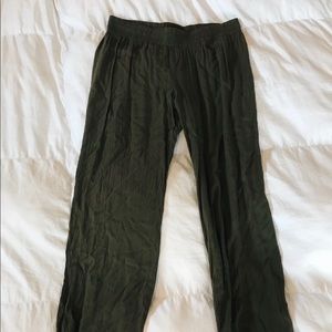 Green Flowy Pants